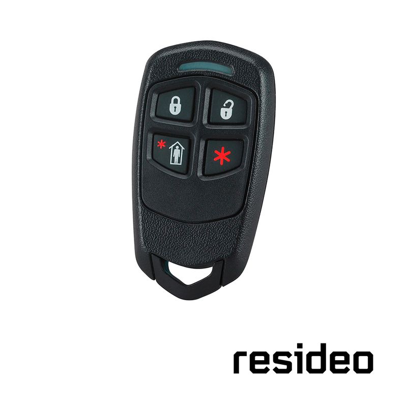 Llavero De Resideo 58344 4 Botones/ Compatible Con Paneles De La Serie Vista O Serie Lynx/ Modo De Alta Seguridad/ Ofrece Fácil 