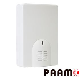 sensor de inundacion alambrico paamon pmwls35 material plastico abs salida de alarma no y nc compatible con cualquier sistema d