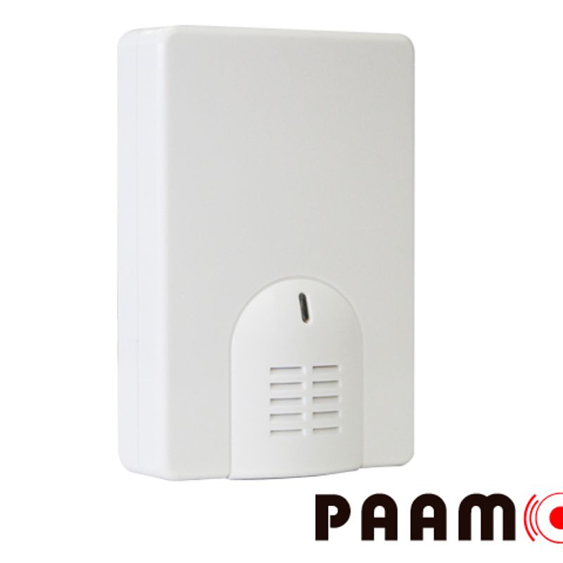 Sensor De Inundacion Alambrico Paamon Pmwls35 Material Plastico Abs/ Salida De Alarma No Y Nc/ Compatible Con Cualquier Sistema 