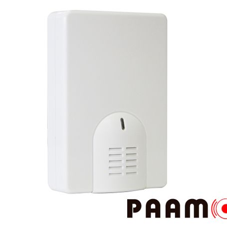Sensor De Inundacion Alambrico Paamon Pmwls35 Material Plastico Abs/ Salida De Alarma No Y Nc/ Compatible Con Cualquier Sistema 