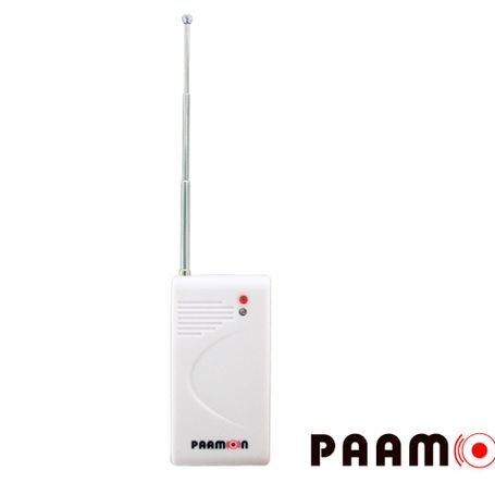 sensor de inundacion inalambrico paamon pmwt100 frecuencia 433mhz salida de alarma nc distancia de transmision 80mts linea de v