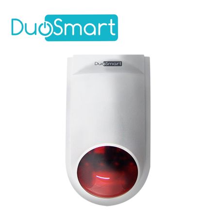 Sirena Inteligente Wifi 2.4 Duosmart B20 Standalone Monitoreo En App Duosmart  Soporta Dispositivos Rf Duosmart Serie C  20 Cont