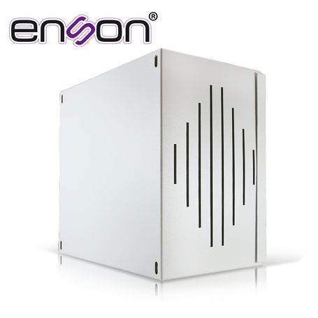 gabinete enson lince11 para sirena de 30w compatible con modelo pamsre30w y tamper secolarm ss072q