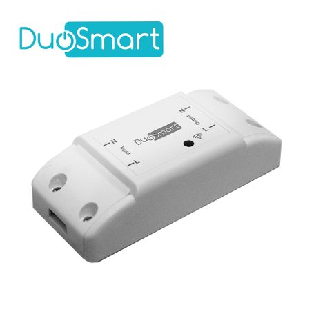 Interruptor De Corriente Inteligente Duosmart B10 Con Funcion On/off Wifi 2.4 Ghz Compatible Con Alexa  Google Home  Y App Duosm