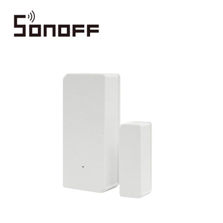 sensor magnetico sonoff dw2 rf compatible con sonoff bridge433 para alarma de seguridad en smart home o programar escenas en la