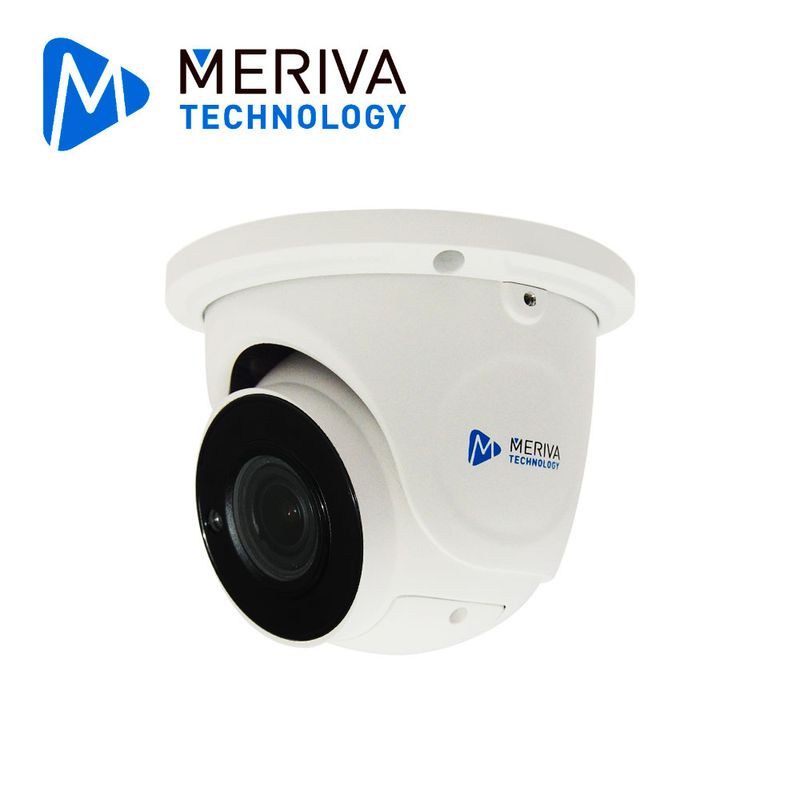 Cam Hd Domo Eyeball Meriva Technology Msc3214 Ahd / Tvi / Cvi / Sd / 2mp1080p/ 2.812mm Varifocal / 50m Ir / Coc / Metálica / Ip6