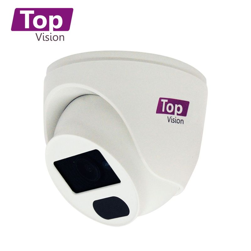 Cam Hd Domo Eyeball Topvision Tcd120 Ahd / Tvi / Cvi / Sd / 2mp1080p / 3.6mm / 20m Ir / Coc / Plástica / Ip66 / 12vcd