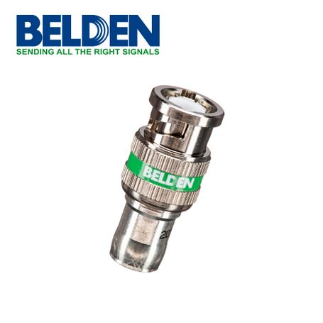 conector bnc belden 1694abhd1 para sdihd en coaxial rg6 tipo compresion 1pieza