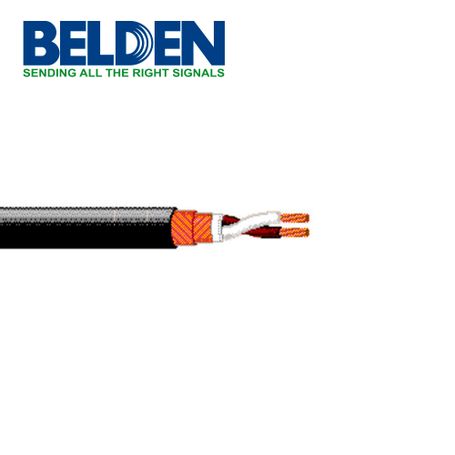 cable para microfono belden 1812a b591000 forro pvc negro 2c24awg 2 conductores calibre 24 awg 100 cobre de alta conductividad 