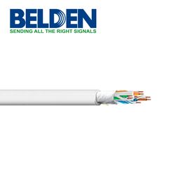 cable utp cat6a belden 10gxs13 0091000 forro pvc blanco cmp plenum 4 pares 625 mhz calibre 23 awg 100 cobre uso interior especi