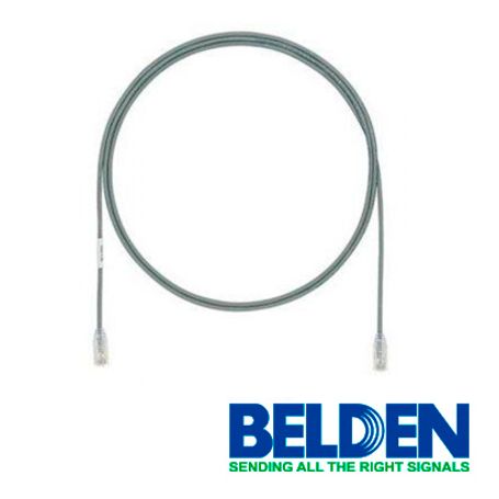 patch cord utp cat6a belden cad1108010 forro pvc gris cmrriser 4 pares calibre conductor 28 awg diámetro reducido cobre estanad