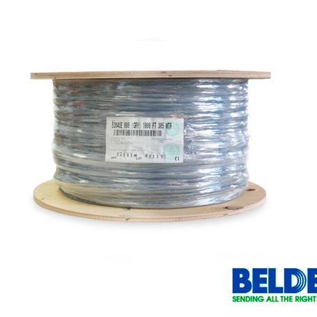 cable para seguridad y alarma  belden 5304ue 0081000008u1000 forro pvc gris cmrriser 6c18 awg 6 conductores calibre 18 awg mult