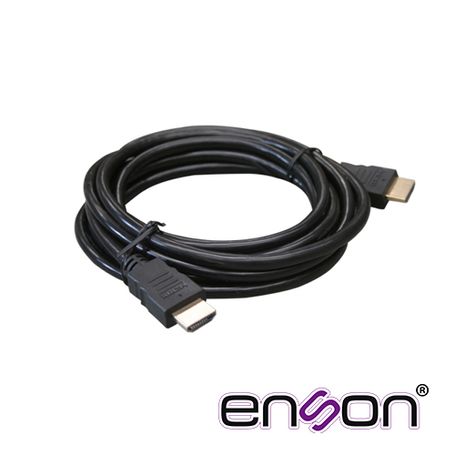 cable de video hdmi enson enshdmicb1m 1mt machomacho version 12 recomendado para sistemas de video vigilancia