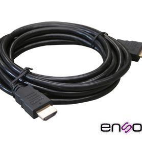 cable de video hdmi enson enshdmicb3m 3mt machomacho version 12 recomendado para sistemas de video vigilancia