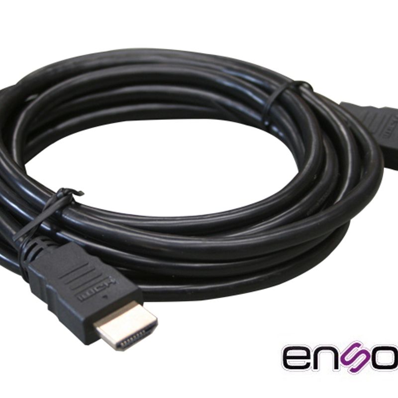 Cable De Video Hdmi Enson Enshdmicb5m 5mt Machomacho Version 1.2 Recomendado Para Sistemas De Video Vigilancia