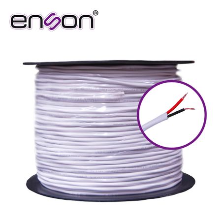 cable multifilar enson 73201w305 2c18 proii 100 cobre 2 conductores rojonegro sin blindar bobina de 305mts