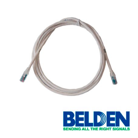 patchcord utp cat5e belden c501109004 forro pvc blanco cmrriser 4 pares calibre conductor 24 awg 100 cobre uso interior partes 