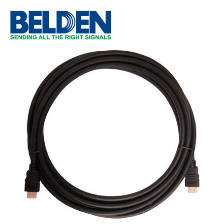 cable video hdmi belden hde005mb alta velocidad 4k 5 mtr negro