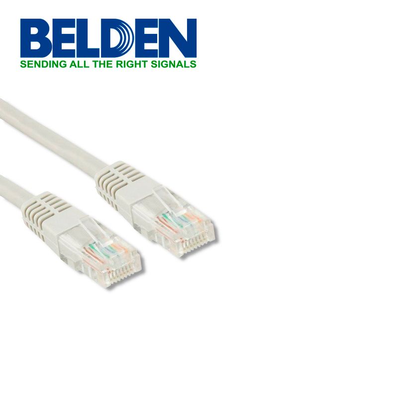 Patchcord Utp Cat6 Belden C6d1109004 Forro Pvc Blanco Cmrriser 4 Pares Calibre Conductor 28 Awg Diametro Reducido Cobre Estanado