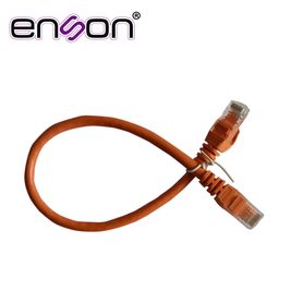 patchcord utp enson p6003o serie pro 100ii 100 cobre color naranja 30cm para mejor identificacion de soluciones en racks y gabi