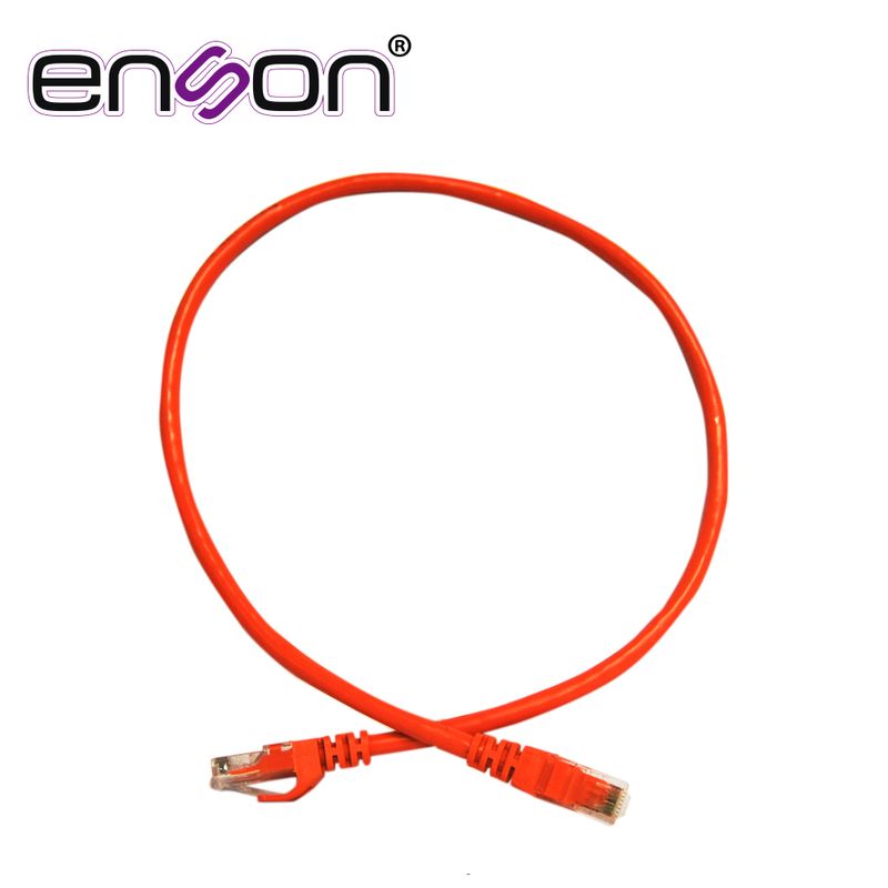 Patchcord Utp Enson P6006o Serie Pro 100ii 100 Cobre Color Naranja 60cm Para Mejor Identificacion De Soluciones En Racks Y Gabin