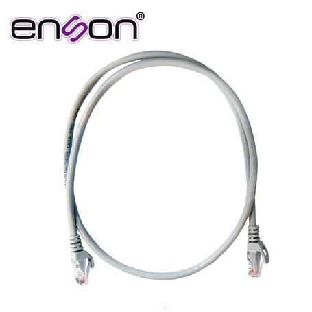 patchcord utp enson p6009g serie pro 100ii 100 cobre color gris 90cm para mejor identificacion de soluciones en racks y gabinet