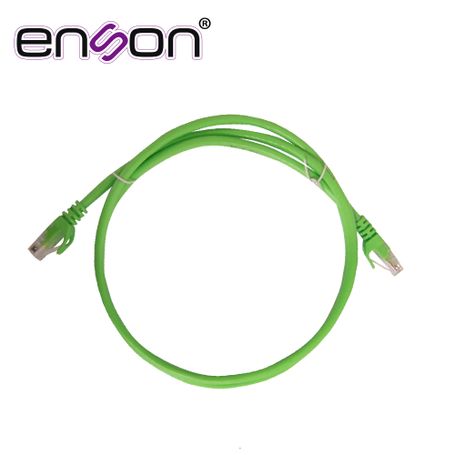 Patchcord Utp Enson P6012e Serie Pro 100ii 100 Cobre Color Verde 120cm Para Mejor Identificacion De Soluciones En Racks Y Gabine