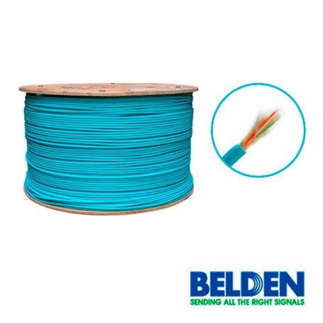 fibra optica interior multimodo belden fi3d006r9 6hilos om3 aqua 1640ft500 metros 