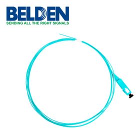 pigtail fibra belden  ft3sc900ps01 multimodo sc simplex om3 2 metros