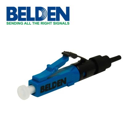 conector fibra belden ax105203s1  lc monomodo os2 azul