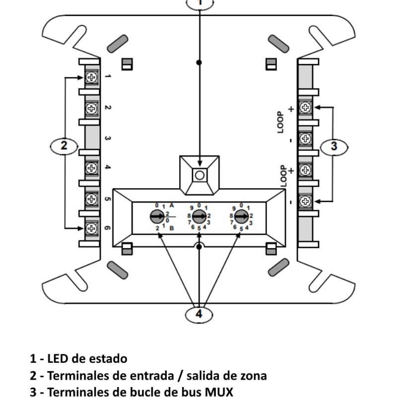 BOSCH D7053 Bosch Fd7053 Modulo De Entrada Y Salida Multiple