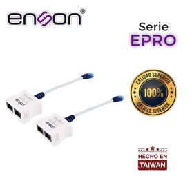 kit 2x eprot2 de duplexores para transmitir 2 nodos por un solo cable soporta poe enson eprot2