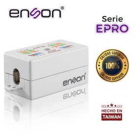 cople utp enson eproincop5e hilo a hilo cat5e ideal para unir de dos segmentos de cable utp sin terminar requiere rematadora