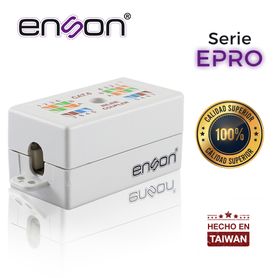 cople utp enson eproincop6 hilo a hilo cat6 ideal para unir de dos segmentos de cable utp sin terminar requiere rematadora