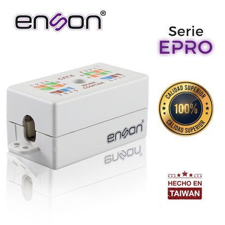 cople utp enson eproincop6 hilo a hilo cat6 ideal para unir de dos segmentos de cable utp sin terminar requiere rematadora