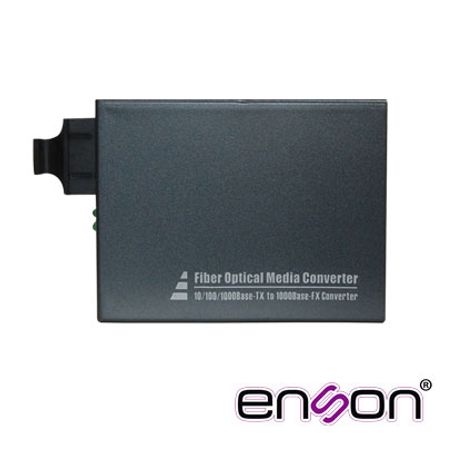 Convertidor De Medios Ensmc100sc Cobre 1000baset A Fibra Multimodo 1000basesx/lx Hasta 550m Conector Sc