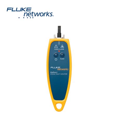 localizador visual de fallos vfl para fibra óptica fluke networks visifault con adaptador de 25 mm para conectores sc st y fc p