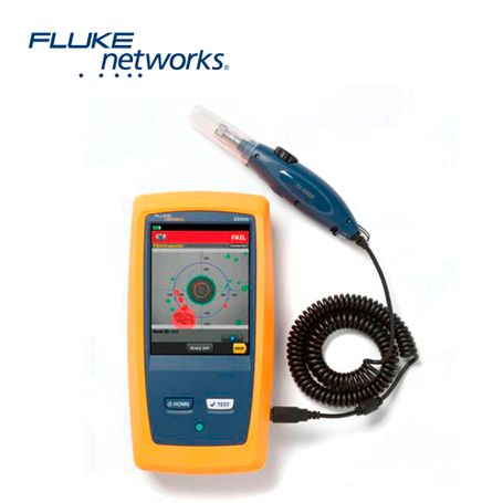 camara de inspeccion fiberinspector de fibra óptica fluke networks fi500 con micro sonda identifica fibra contaminada o danada 