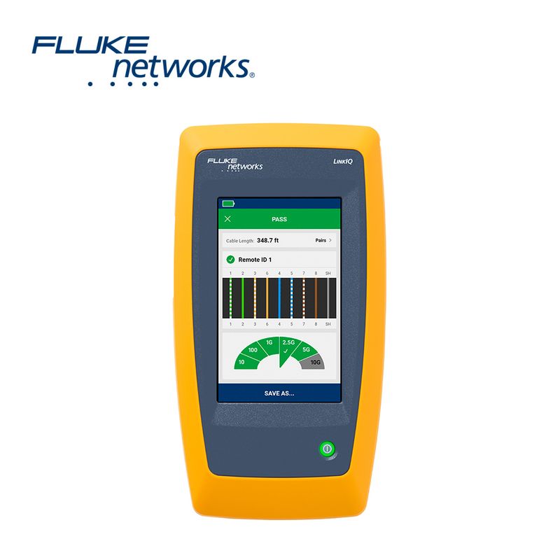Tester De Cables Y De Red Linkiq Fluke Networks Liq100 Permite Encontrar La Velocidad Máxima De Cableado Hasta 10 Gbps Comprobac