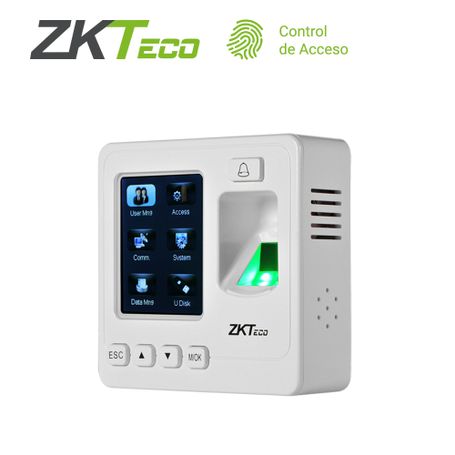 control de acceso basico y asistencia zkteco sf100id biometrico de 1500huellas5000tarjetas125khz80000registros tcpiprs485usbhos