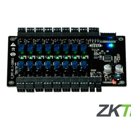 tarjeta de expansión zkteco ex16 controla 16 pisos adicionales requiere panel ec10 para su funcionamiento compatible únicamente