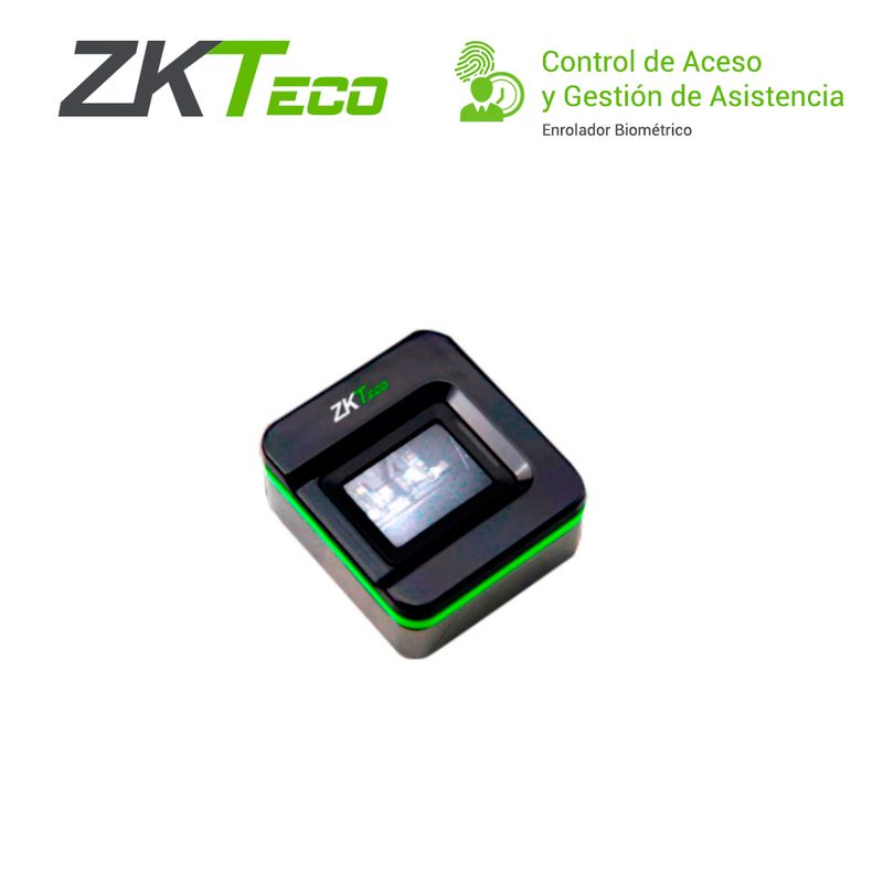 Enrolador Biometrico Usb Zkteco Slk20r Compatible Con Zkaccess3.5 Biosecurity Bioaccess Biotime Pro Registra Huellas Con Tecnolo