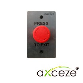 botón de paro o emergencia axceze  axl60 color rojo botón push con enclave forma hongo para uso rudo cuenta con los estados no 