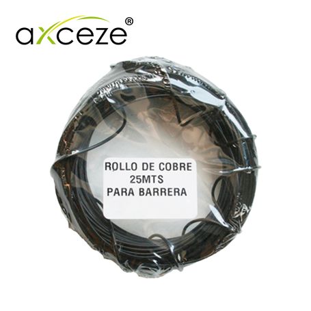 Rollo De Cobre Calibre 16 Con Forro Axceze Axrollo Ideal Para Crear La Bobina O Loop Para Sensor De Masa Longitud De 25 Metros