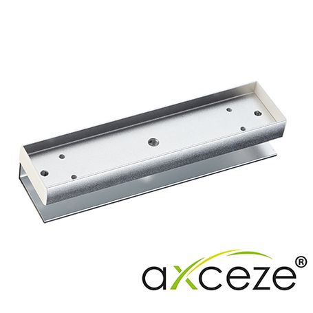 Bracket Tipo U Axceze Axm320u Compatible Con Los Imanes De La Serie M320 Útil Para Colocar La Contra En Las Puertas De Cristal S