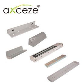mzlc620 kit con chapa magnetica axm620lds  1x bracket tipo zlc axm620zlc para puerta de madera o metal  sensor magnetico