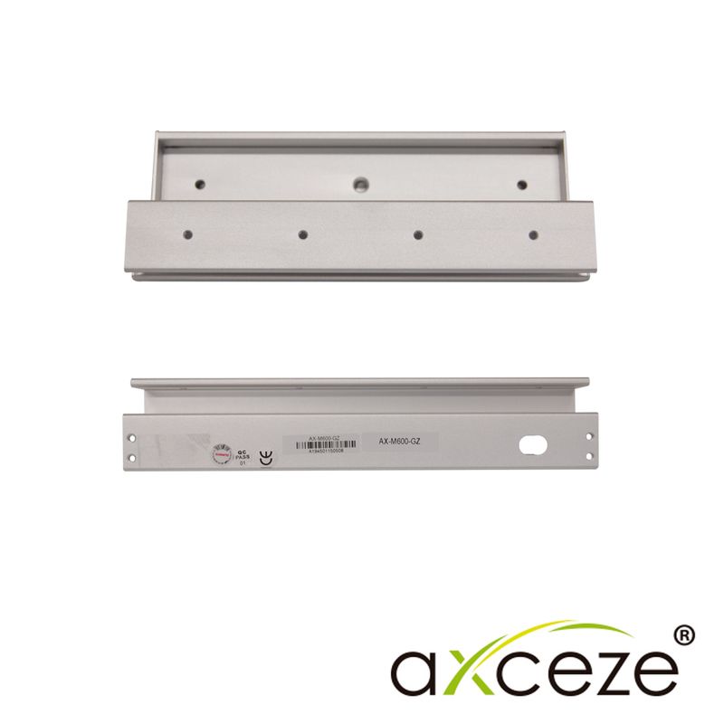 Bracket Tipo Gz Axceze Axm620gz  Para Puerta Y Marco De Cristal Compatible Con La Serie De Electroimanes M620