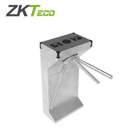 Torniquete Tripoide De Medio Cuerpo Zkteco Ts1000d Bidireccional Bajo Consumo Acero Inoxidable Sistema Hasta 30 Accesos Por Minu