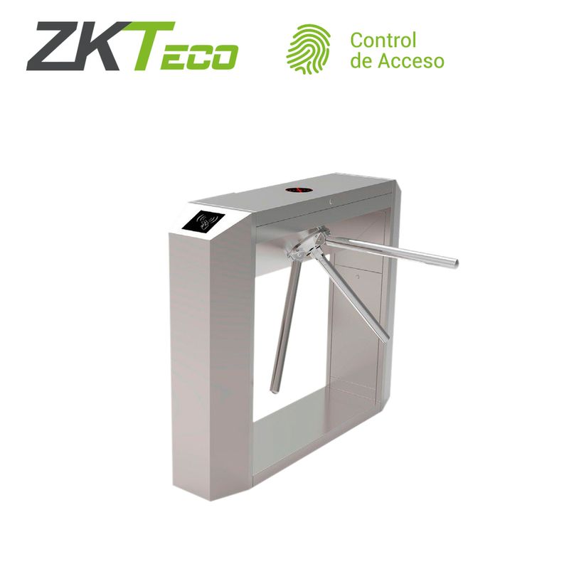 Torniquete Tipo Puente De Medio Cuerpo Zkteco Ts200 Bidireccional Bajo Consumo Acero Inoxidable Sistema Hasta 30 Accesos Por Min