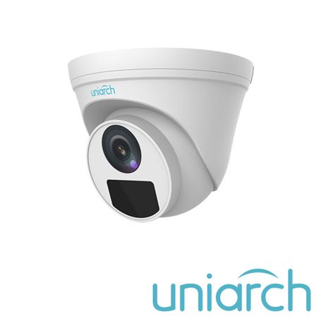 Camara Ip Turret Ipct122apf28 1080p Uniarch By Unv 2mp/ Ultra265/ Lente 2.8mm / Ip67 / Dwdr / Mic Incluido / Digital Defog / 30 